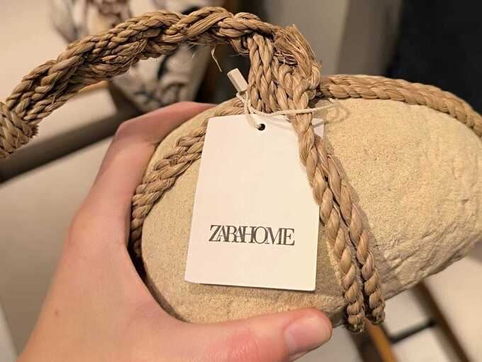 Zara Home представила камень с верёвкой, стоимостью 129 злотых