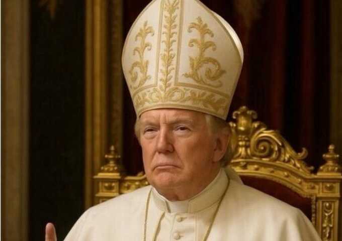 Американские католики подвергли критике Трампа за публикацию с его изображением в виде папы римского