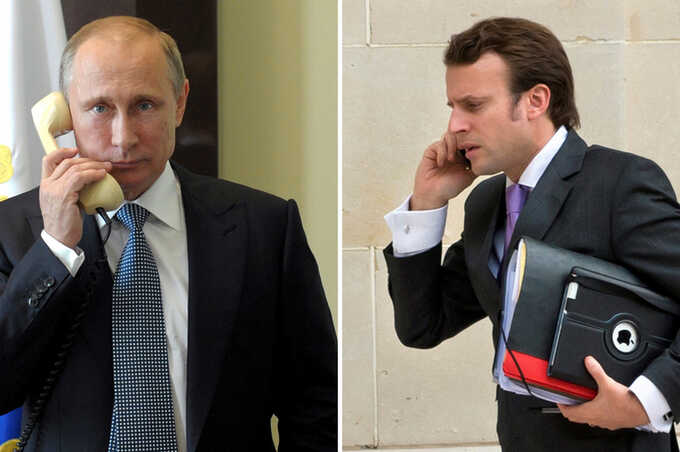 Беседа Макрона с Путиным прошла на фоне обострения между Россией и Азербайджаном